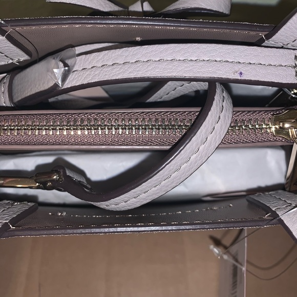 Kate spade mini Hayes soft taupe suede crossbody - Picture 6 of 8